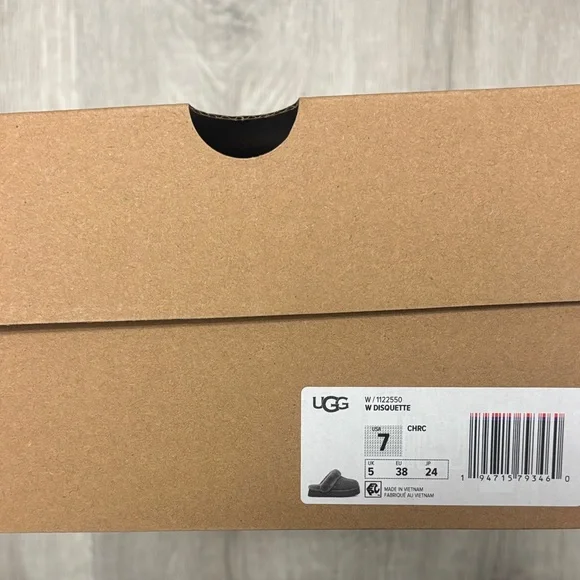 UGG Disquette Charcoal Slipper - Picture 4 of 4